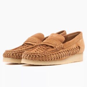 Clarks Tan Wallaby Loafers
